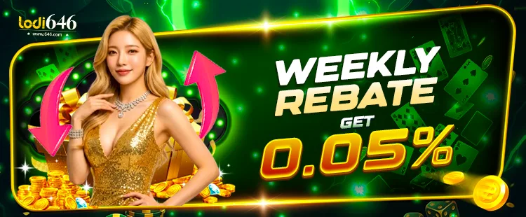 Weekly FREE Rebate bonus
